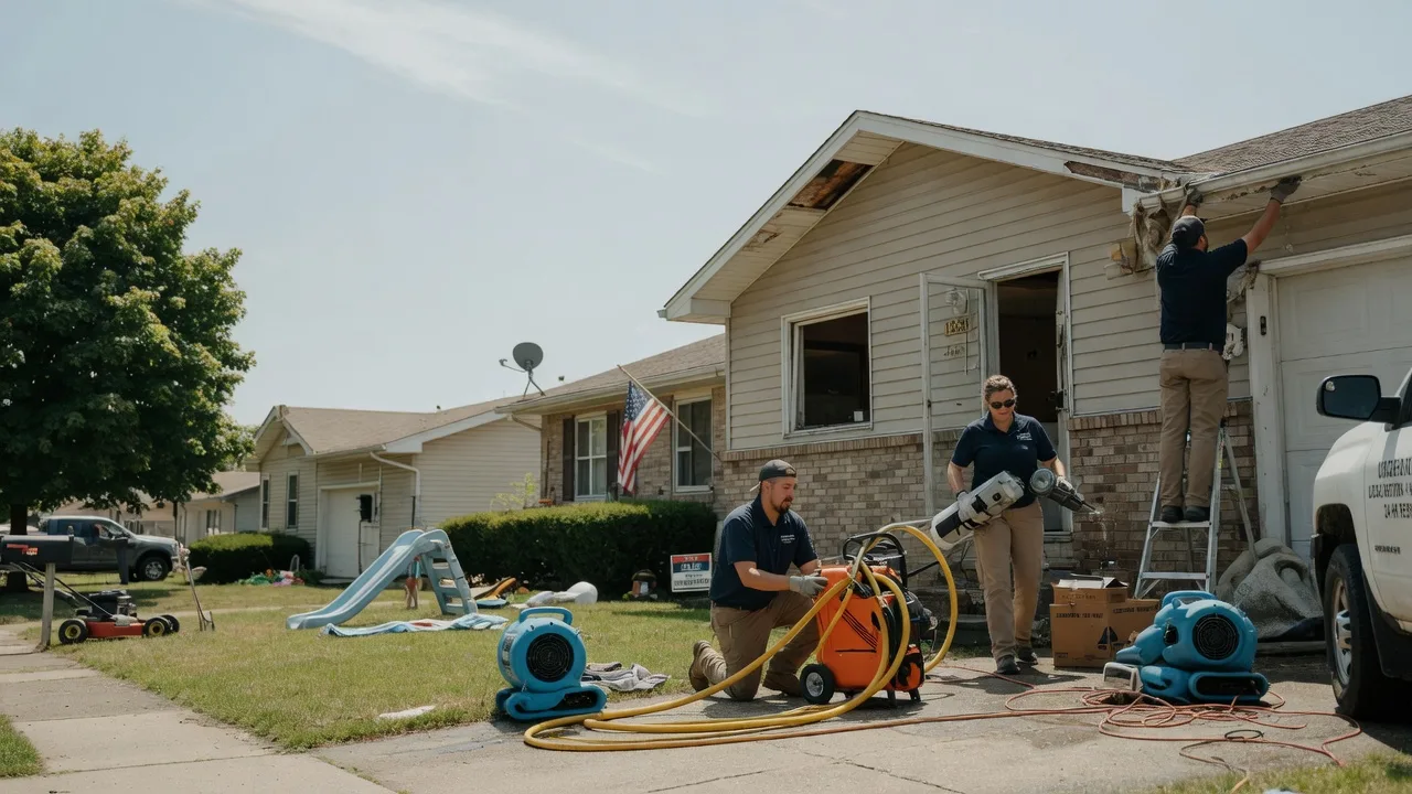 Water Damage Restoration in Maunie, IL near me